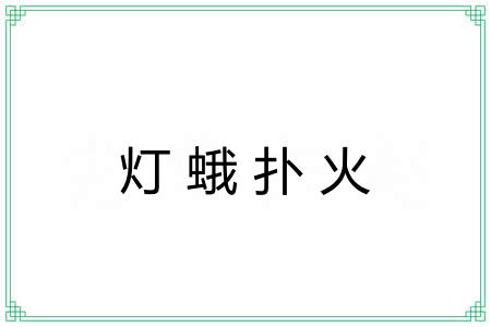 灯蛾扑火 灯蛾扑火